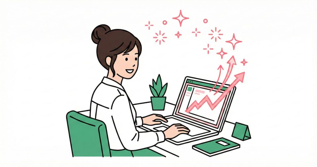 研修サポートを受けながらスキルを習得し、未経験からQAエンジニアとして成長していく様子