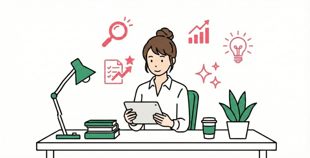 自分に合った職場を見つけるための、デバッグ・QA業界向けの適性診断イメージ